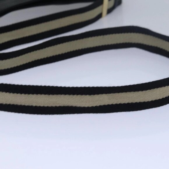 GUCCI Sherry Line GG Canvas Shoulder Bag Black White 001 4094 Auth mr271 - Picture 8 of 16